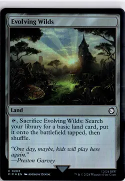 Evolving Wilds Universes Beyond Fallout Foil PIP 263 Magic The Gathering Trading - Image 3