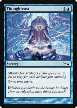 Thoughtcast (NM) Mirrodin MTG Magic Discount: 5+ Magic Singles - Image 1
