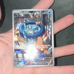 Pokemon Squirtle Sv07 Stellar Crown 148/142 Illustration Rare Holo 60 HP - Image 1