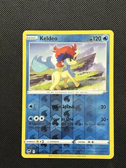 Pokemon Silver Tempest - Keldeo - 046/195 - Reverse Holo Rare - M/NM - Image 2