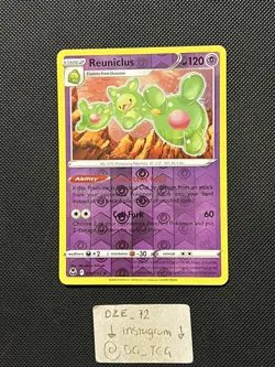 Pokemon Silver Tempest - Reuniclus - 078/195 - Reverse Holo - M/NM - Image 1