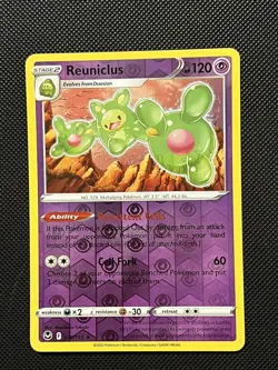 Pokemon Silver Tempest - Reuniclus - 078/195 - Reverse Holo - M/NM - Image 2