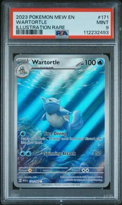 Pokemon 151 Blastoise Wartortle Squirtle PSA 10/9 Set Sequential ENGLISH - Image 5