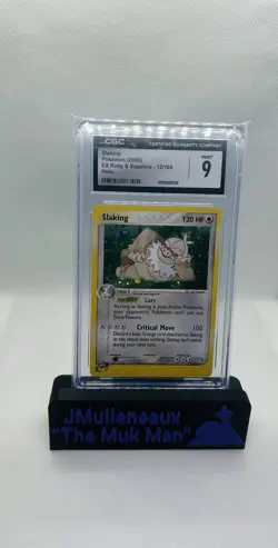 2003 Pokemon Slaking Holo CGC 9 Ex Ruby And Sapphire - Image 1
