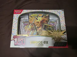 Pokemon TCG Scarlet & Violet 151 Zapdos EX Collection Box Sealed NEW - Image 1