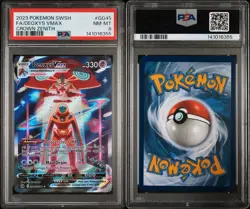 2023 POKEMON SWORD & SHIELD CROWN ZENITH #GG45 FULL ART/DEOXYS VMAX PSA 8 - Image 3