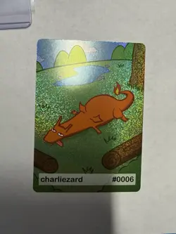 Near Mint Pookiemoot Charliezard Charizard Holo Rare #0006 Derp Pokemon Fan Art - Image 1