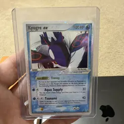 Pokemon Kyogre ex Holo Rare EX Crystal Guardians 2006 037 100 HP English - Image 1
