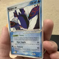 Pokemon Kyogre ex Holo Rare EX Crystal Guardians 2006 037 100 HP English - Image 2