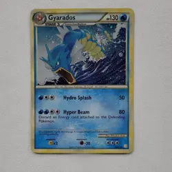 Pokemon Gyarados Heartgold & Soulsilver Holo Rare 4/123 130HP 2010 - Image 1