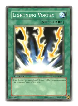 Lightning Vortex - SD09-EN026 1st Edition - YuGiOh-LP - Image 1
