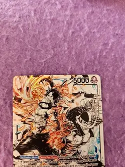 One Piece TCG Starter Deck 22: Ace & Newgate Ace & Newgate Alt Art Card ST22-001 - Image 2