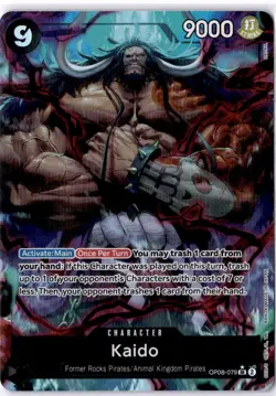 ☠☠ ONE PIECE Kaido (Parallel) OP08-079 Two Legends Foil - Image 1