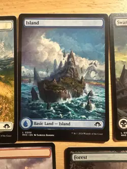 5 Card Land Set - Full Art Lands - Modern Horizons 3 - Image 3