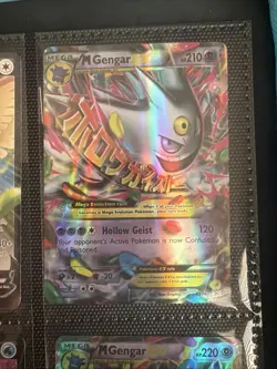 Pokemon M Gengar EX Mega Evolution Holo Card XY XY166 English Psychic - Image 1