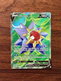 Starmie V 166/189 SWSH Astral Radiance Full Art Holo 2022 Pokemon TCG Card - Image 1