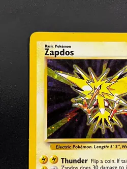 Zapdos 20/130 - Base Set 2 Holo Rare Pokemon TCG Card Vintage LP - Image 5