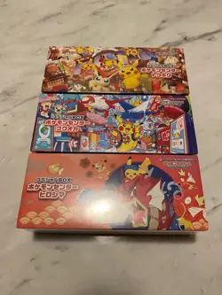 Pokemon Center Japan Card Special Box Tohoku Hiroshima Fukuoka 3 Set - Image 1