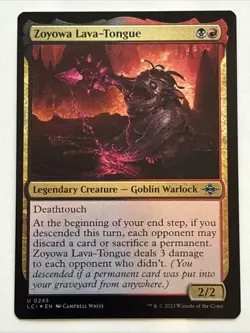 MTG The Lost Caverns of Ixalan Zoyowa Lava-Tongue Foil 0245 NM - Image 1