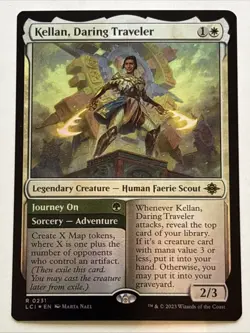 MTG The Lost Caverns of Ixalan Kellan, Daring Traveler Foil 0231 NM Rare - Image 1