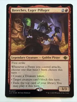 MTG The Lost Caverns of Ixalan Breeches, Eager Pillager Foil 0137 NM Rare - Image 1