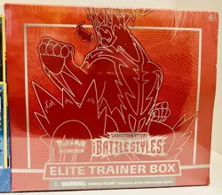 Pokemon Sword & Shield Battle Styles Elite Trainer Box w/ 6 Free Reverse Holos - Image 3