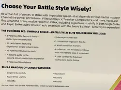 Pokemon Sword & Shield Battle Styles Elite Trainer Box w/ 6 Free Reverse Holos - Image 4