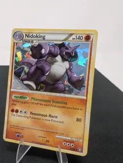 Nidoking - 6/102 - Pokemon Triumphant Cracked Ice Holo Promo NM - Image 1