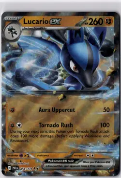 Lucario EX # 51/131 Holo | Pokemon TCG - 2025 Prismatic Evolutions | NM - Image 1