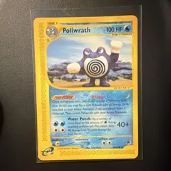 Pokemon Poliwrath 60/165 Expedition Base Set Regular Rare 100 HP Stage 2 Vintage - Image 1