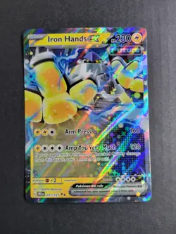 Iron Hands Ex 31/131 Pokemon TCG S&V Prismatic Evolutions Double Rare Holo NM - Image 2