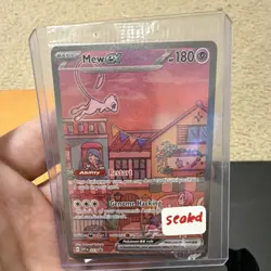 Pokemon Mew ex Full Art Promo Holo SVP 053 Scarlet & Violet 180 English SEALED - Image 1