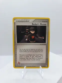 Pokemon TCG Rocket's Mission EX Team Rocket Returns 88 Regular Uncommon NM - Image 1