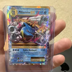 Pokemon M Blastoise EX Mega Holo Ultra Rare Evolutions 22/108 220 HP English - Image 1