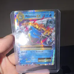 Pokemon M Blastoise EX Mega Holo Ultra Rare Evolutions 22/108 220 HP English - Image 2