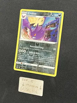 Pokemon Silver Tempest - Crobat - 105/195 - Reverse Holo - M/NM - Image 4