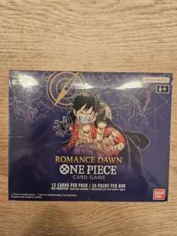 Booster Box TCG One Piece Romance Dawn OP-01 ENG Bandai Sealed (White Bottom) - Image 1
