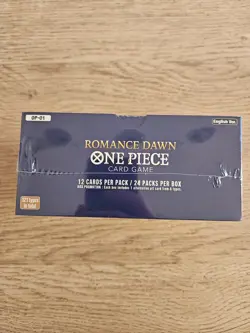 Booster Box TCG One Piece Romance Dawn OP-01 ENG Bandai Sealed (White Bottom) - Image 5