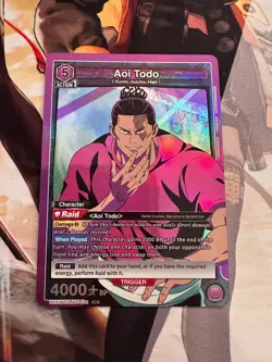 Union Arena TCG Jujutsu Kaisen Aoi Todo UE03BT/JJK-1-081 SR Holo English NM - Image 1