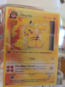 Pokemon – Thicc Pikachu Parody Card (Unofficial Collectible) - Image 1