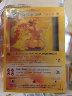 Pokemon – Thicc Pikachu Parody Card (Unofficial Collectible) - Image 2