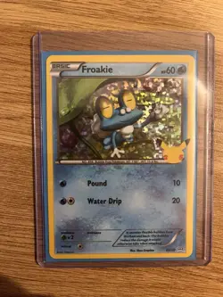 Pokemon Card McDonalds 25th Anniversary Promo Froakie 22/25 Holo Mint - Image 1