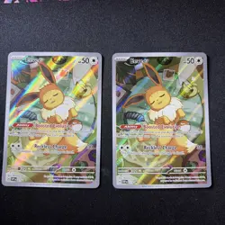 Eevee 173 Sv: Scarlet & Violet Promo Cards Holo NM X2 cards - Image 1
