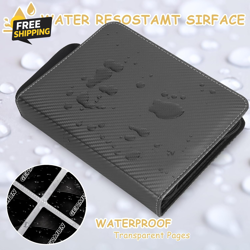 4 Pocket Card Binder Premium Zip Trading Card Binder 400 Double Sided Pocket - Image 3