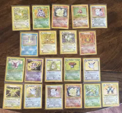 WOTC Pokemon Card 20 Holo Lot Base Set 2 Unlimited Fossil And Jungle - Image 1