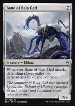 Bane of Bala Ged -Foil Heavy Play MTG Battle for Zendikar - Image 1