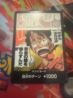 ONE PIECE JAPANESE DON Card OP-15 Ring the Golden Bell Adventure on KAMI Island - Image 1