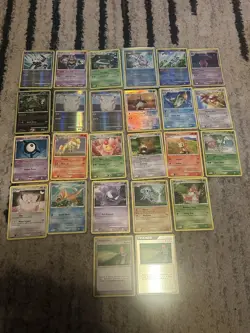 25 Diamond And Pearl Pokemon Card Lot Holos Reverses Rares Etc - Image 1
