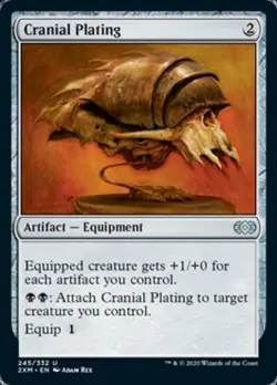 Cranial Plating -Foil Near Mint MTG Double Masters - Image 1