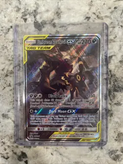 Pokemon Umbreon & Darkrai Tag Team GX SM241 Black Star Promo Card - Image 1